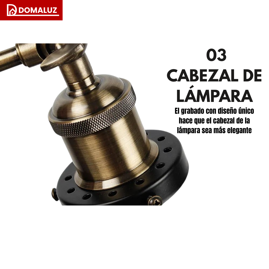 LÁMPARA DE PARED VINTAGE
