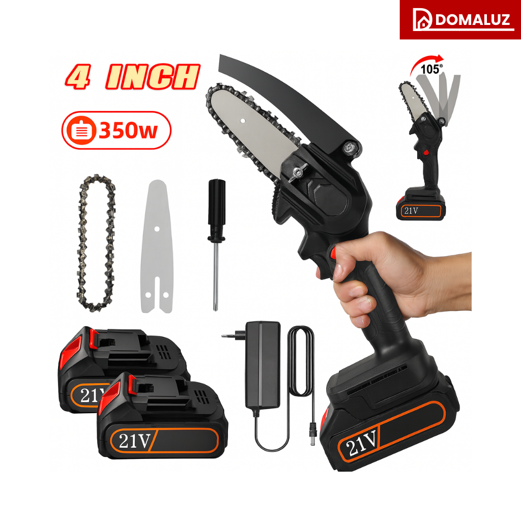 Motosierra Inalámbrica Doble Sierra 48V – Portátil y Potente